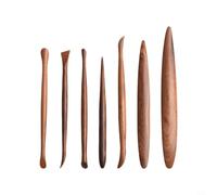 Kit Outils Modelage Argile Huileuse pour bois Naturel Kit Outils | pour bois précieux, fini poli main, confort optimal, idéal argile huileuse, pour sculpture détaillée