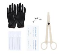 Kit outils piercing corps professionnel aiguilles téton nombril nez