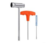 Kit Outils Scie à pour chaîne Métal Douille Visseuse Kit Outils | Douille et visseuse incluses, pour idéal maintenance, métal pour robuste, rangement pratique, usage polyvalent