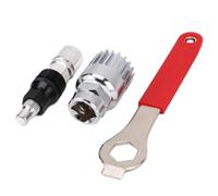 Kit Outils Vélo Multifonction en Acier, Extracteur de Manivelle et Axe | Chaîne et Boîtier 20 Dents, Prise Antidérapante, Résistant à L'usure