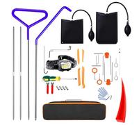 Kit Ouverture Porte Voiture,Outil Demontage Garniture,Outil Demontage Garniture voiture,33Pièces Outils de Retrait de Garnitures avec Pompe à Air pour Ouverture de Portière Kit Réparation de Voiture