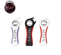 Kit Ouvre-Bouteille, Ouvre-Pots Multifonction 5 En 1 Simple à Utiliser Ouvre-Boîte 3 Outils D'ouverture Manuelle Antidérapants Ouvre-Bocal Pour Les Enfants, Les Personnes âgées Mains Faibles