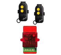 Kit ouvre-porte automatique télécommandé pour serrure électrique avec 2 télécommandes - gâche serrure électrique à 12-24 Vca - se connecte directement au bouton d'ouverture