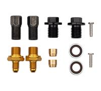 Kit ovalillos/goupilles/écrous pour flexible de frein compatible avec SHIMANO DU