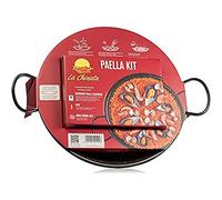 Kit paella gourmet rouge avec poêle à paella