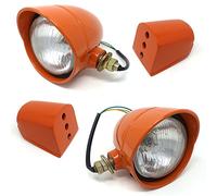 Kit paire de phares A Deux Feux + Supports Série Gold Gauche + Droite pour tracteurs Fiat - OM LAV-0598002