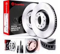 Kit Paire Disques De Frein Arrière Brembo Pour PORSCHE 911 991 Ventilé Perforé