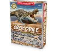 Kit de Paléontologie - ULYSSE - Crocodile - Outils inclus - Bloc d'argile - Dès 6 ans