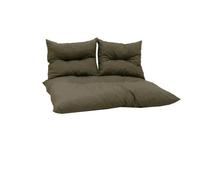 Kit Palette Classic - Matelas Taupe + 2 Coussins Dossier - Jardin Prive