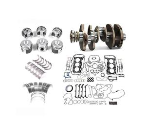 kit palier moteur Kit de reconstruction de pour A6 A8 3.0 3.0L 11-18, vilebrequin, bielle principale, roulement de Piston, jeu de joints(Cast Crankshaft)