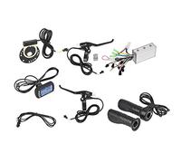Kit Panneau LCD pour Contrôleur Moteur Brushless, Boîte de Contrôle sans Balais, Réglage de Vitesse et Frein pour Vélo Électrique et Scooter, 36V/48V 250W/350W