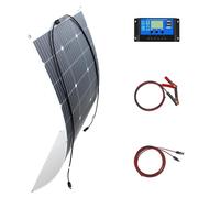 Kit panneau solaire 100 W 12 V monocristallin flexible pour énergie mobile