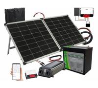 Kit panneau solaire 240 W avec régulateur MPPT-90.app, batterie et convertisseur Revolt