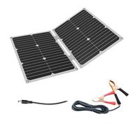 Kit Panneau Solaire Camping Car, 40W 18V, Pré Perforé - Haute Efficacité, Étanche, Installation Facile pour Voyages en Plein Air