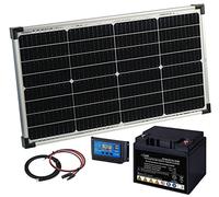 Kit panneau solaire mobile 60 W avec batterie et régulateur [revolt]