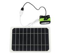 Kit Panneau Solaire Monocristallin 5W 5V USB pour Téléphone Caméra | Panneau Solaire USB Monocristallin 5W 5V Avec Rendement Environ 21 5 Pour Téléphone Caméra