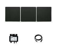 Kit panneau solaire souple - SolarPlug - SolarPlug 405 W - 405 W (3x135 W) - Flexible et étanche - Micro-onduleur 230V