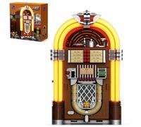 Kit PANTASY de Construction Jukebox avec pièce de Monnaie et Son, boîte à Musique mécanique Acrylique, Studio d'enregistrement et Figurine