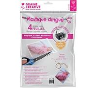 Kit Papier Créatif - GRAINE CREATIVE - A4 - Transparent - 4 Feuilles - Imprimable