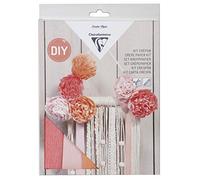 Kit papier crépon - Décoration macramé - 23 pcs
