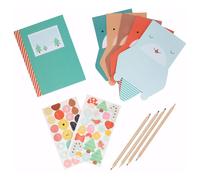 Kit papier de lettre - mes amis multicolor TU