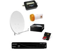 Kit Parabole 60 cm + SERVIMAT VEGA TNT SAT + LNB + 20m Cable Coaxial + Satfinder + Support mural