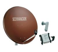 Système SAT sans récepteur Schwaiger SPI9962SET6 Nombre dabonnés: 8