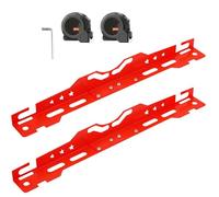 Kit parallélisme - Plaques de mesure réglables, outil de géométrie automatique | Accessoire robuste pour l'alignement des pneus de voiture de camion, équipement, garage, atelier ménager, entretien de