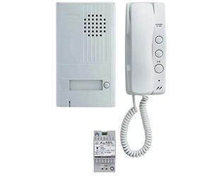 kit parlophone - saillie - 2 Fils - Facade Aluminium - 1 Appel - aiphone da1as