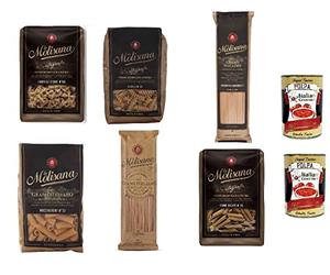 KIt Pasta La Molisana Fusilli Lot de 6 paquets de 500 g de nouilles complètes et 2 sachets de pâtes complètes Fusilli 400 g