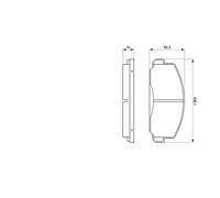 Kit Pastilles De Frein BOSCH 0986424055 Pour Honda Civic Accord
