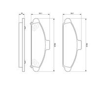 BOSCH 0 986 424 330 Plaquettes de frein