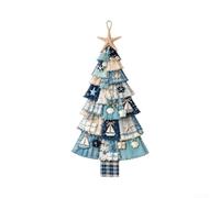 Kit Patchwork DIY Sapin De Noël Pour Porte 1.4m Motifs Ange Multicolore | Feuille De Plastique Prédécoupée pour facile À Assembler Parfait Pour Débutants pour suspension Murale Artisanale
