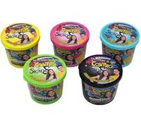 Kit pâte malléable gommeuse Me Contro Te Mystery La vengeance de M. S - 5 pots avec 2 pâtes pour pot avec un toujours magique - pour enfants Jouet Regal