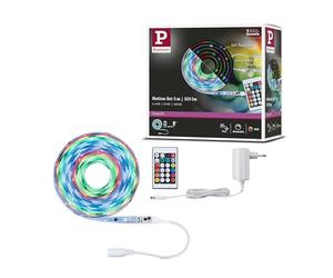 Kit Paulmann SimpLED Motion 5 m RGB | KIT COMPLET - Kit complet comprenant une bande LED, un bloc d'alimentation et une télécommande