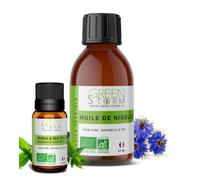Kit Peaux Grasse, Huile Végétale De Nigelle Et Huile Essentielle Tea Three Greenstorm