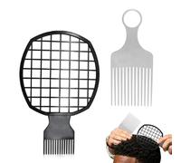 Kit Peignes Afro Pick | Outil de Twist Coiffure pour Homme Noir,Pic Coiffant Cheveux Afro - pour Salon Salon de Beauté Maison Appartement Dortoir Universitaire Voyages