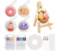 Kit Peinture 3D Magic Puffy Paint Pour Enfants, Kit Créatif 36 Pièces