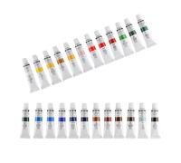 Kit Peinture Acrylique Imperméable 24 Couleurs pour Artistes Étudiants