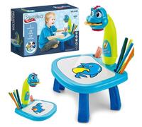 KIT PEINTURE blue02 Led Art Projecteur Tableau Dessin Peinture Jouets Enfants Arts Et Bureau Planche Projection Mon