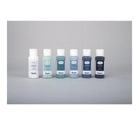 Kit peinture-craie Chalky - 6 couleurs bleues - 60 ml Bleu G