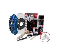 Kit Peinture étrier de Frein Bleu foncé - Kit Complet résistant à la Chaleur pour 4 étriers de Frein 7 pièces