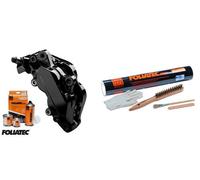 FOLIATEC Kit de peinture pour étriers de frein, résistant à la chaleur, kit complet pour 4 étriers de frein, Midnight Black, jeu de 7 pièces
