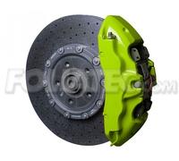 FOLIATEC Kit de peinture pour étriers de frein, résistant à la chaleur, kit complet pour 4 étriers de frein, Toxic Green, jeu de 7 pièces