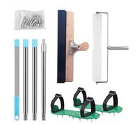 kit peinture mur d'aération pour revêtement de sol, rouleau peinture pour enduit de nivellement, rouleau d'aération de 11,7 mm, patins à pointes de 30 mm