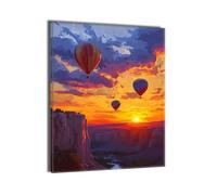 Kit Peinture Numero Adulte avec Cadre, Ciel Voir, Kit Creatif Activité Manuelle Adulte, Paint by Numbers avec Pinceaux et Peinture, Halloween Noel Maison Tableau Decoration Murale 50x65cm J-a-1362