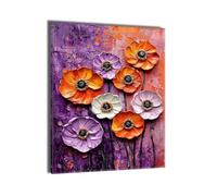 Kit Peinture Numero Adulte avec Cadre, Usine Fleurs, Kit Creatif Activité Manuelle Adulte, Paint by Numbers avec Pinceaux et Peinture, Halloween Noel Maison Tableau Decoration Murale 20x30cm J-a-1268