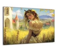 Kit Peinture Numero Adulte Usine Femme, Kit Creatif Activité Manuelle avec Cadre, DIY Peinture Numero Enfant avec Pinceaux et Peinture Acrylique, Halloween Tableau Decoration Murale 90x120cm J-a-181