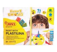 Kit - Peinture pour pâte à modeler - Funny emojis - Enfant dès 5 ans - Jovi G