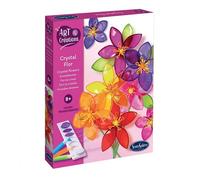 Kit Peinture Vitrail - SENTOSPHERE - Crystal Flor - 8 pcs - Enfants 8+